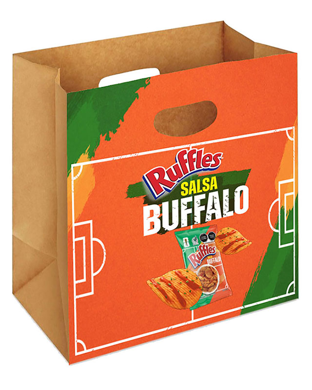 Bolsa Ruffles Buffalo