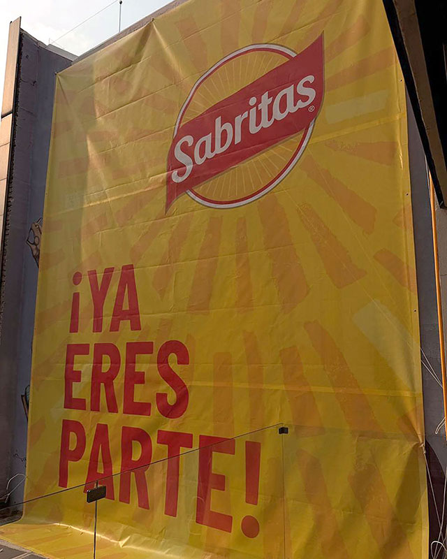 Fotografía Mural Sabritas